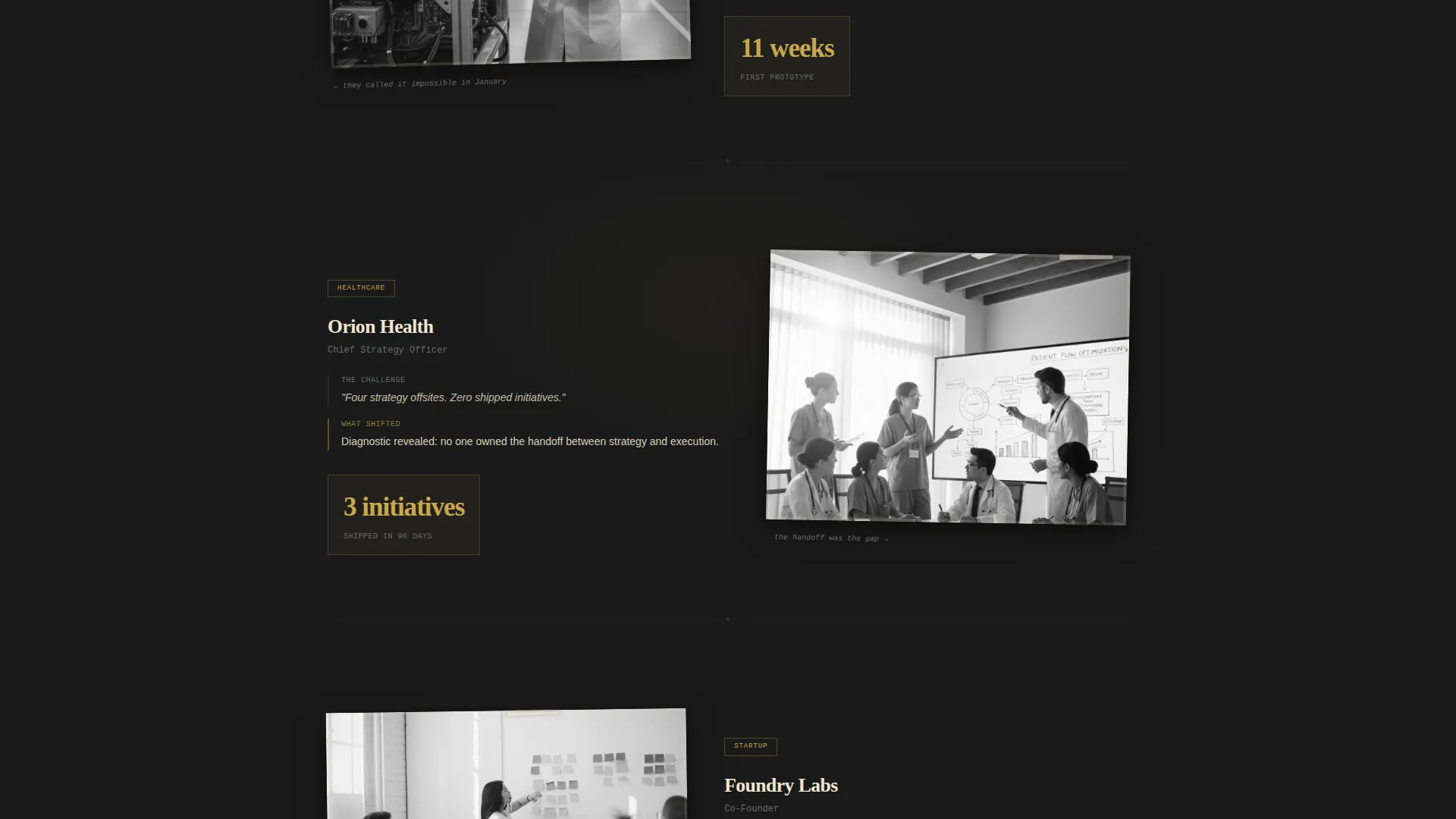 Bold Innovation Consultancy Landing Page Template