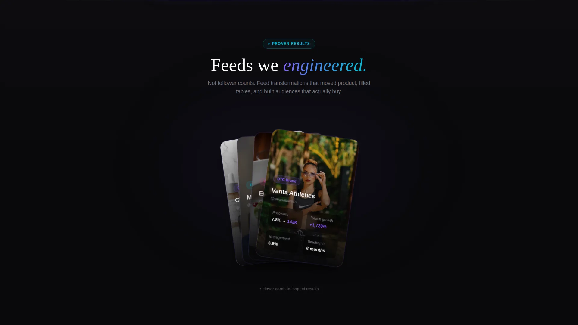 Instagram Marketing Agency Website Template