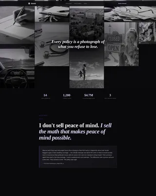 Insurance Agent Landing Page Template
