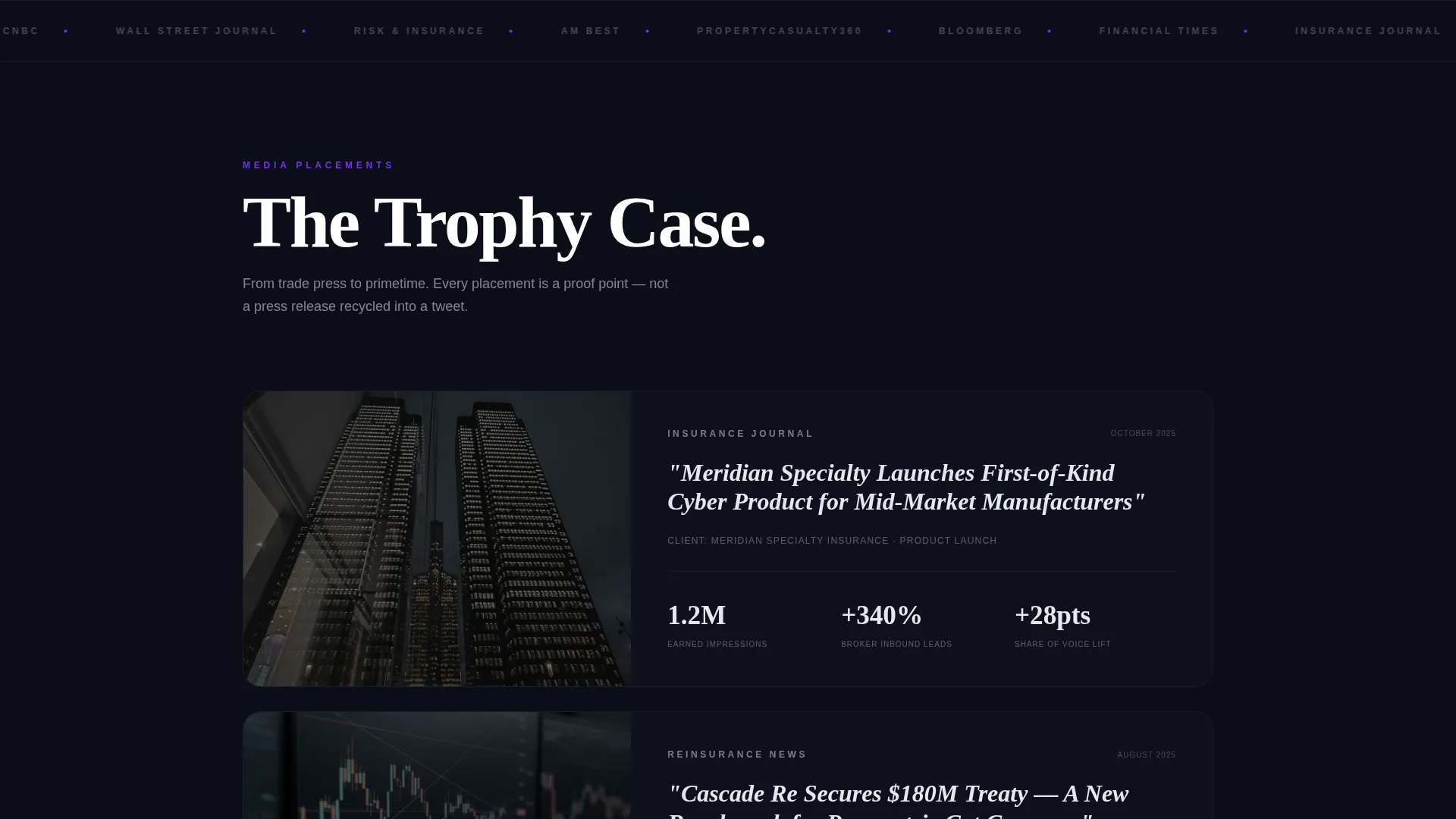 Insurance Marketing & Agency Portfolio Website Template