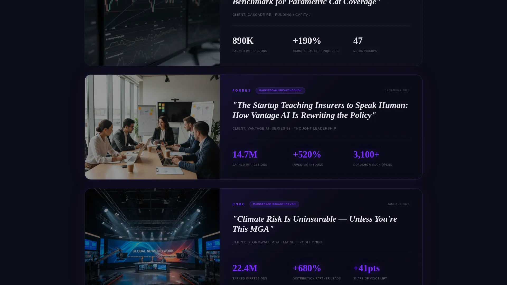Insurance Marketing & Agency Portfolio Website Template