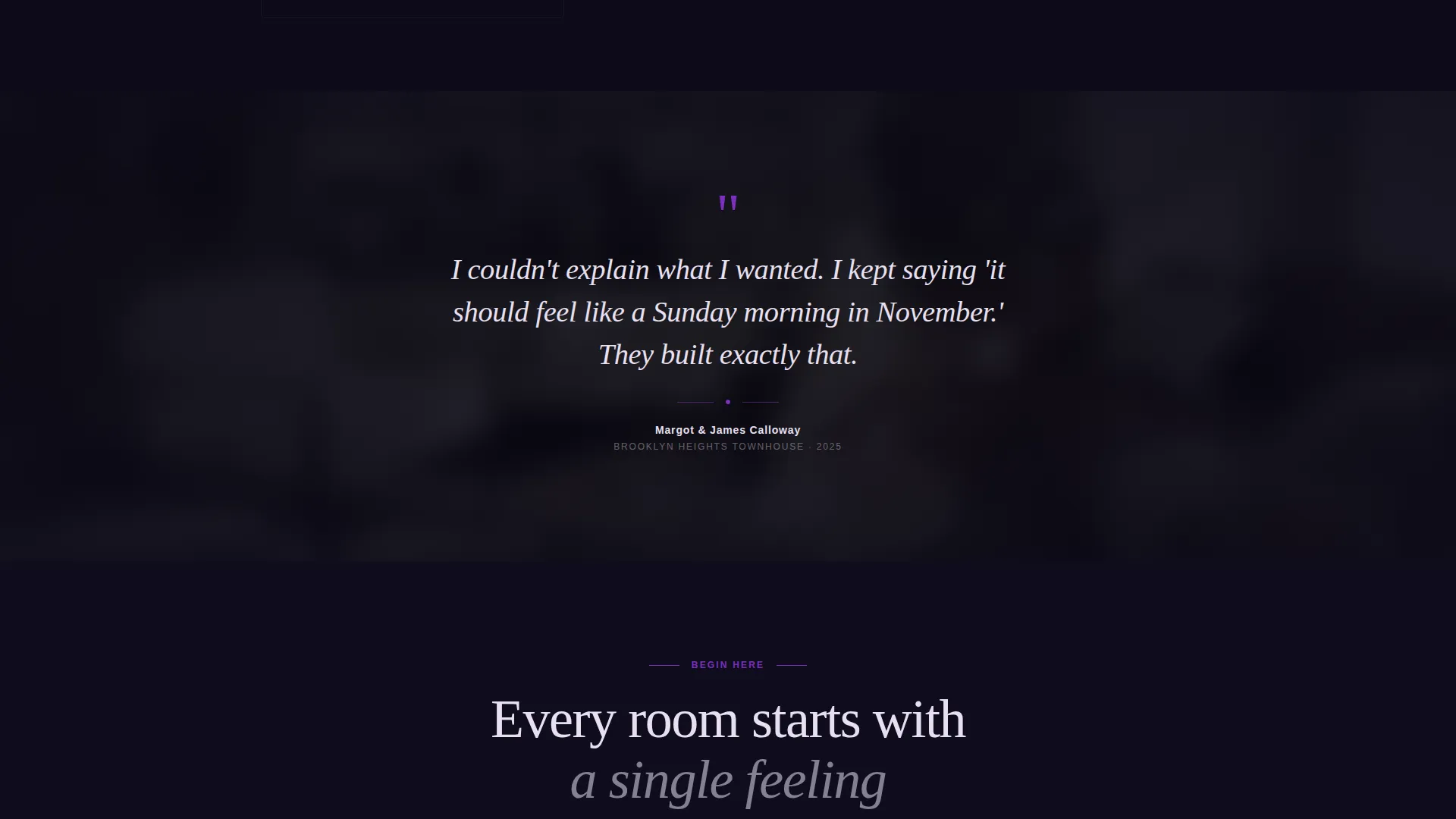 Architecture & Interiors Portfolio Portfolio Website Template