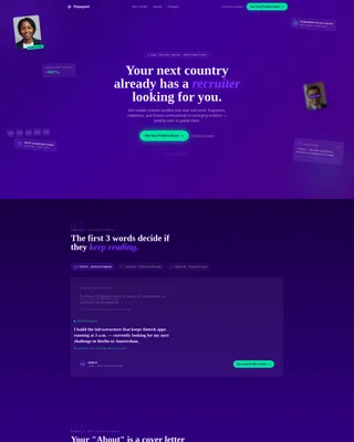 LinkedIn Profile Optimization Landing Page Template