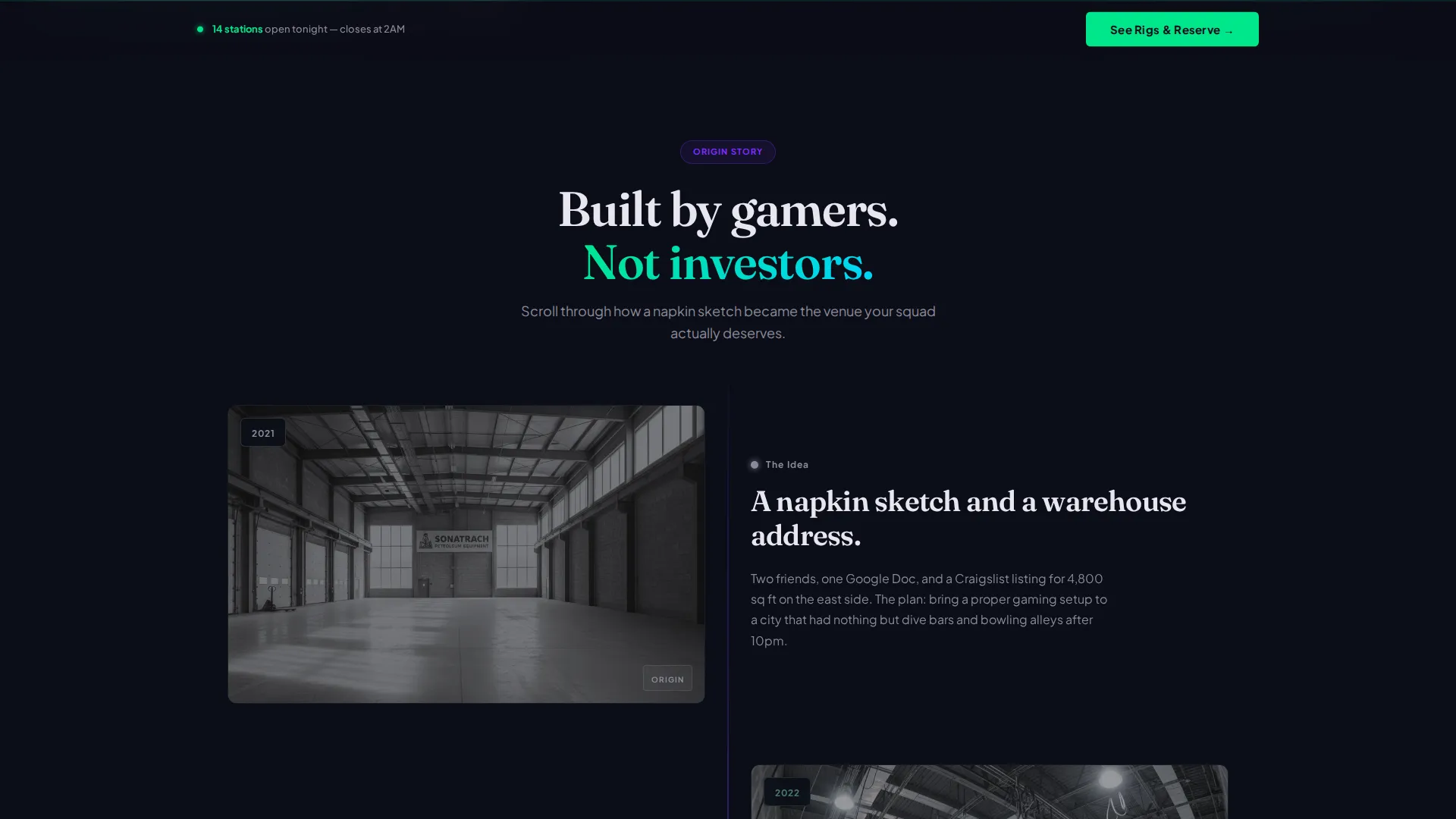 Gaming Lounge Landing Page Template | Futuristic Neon