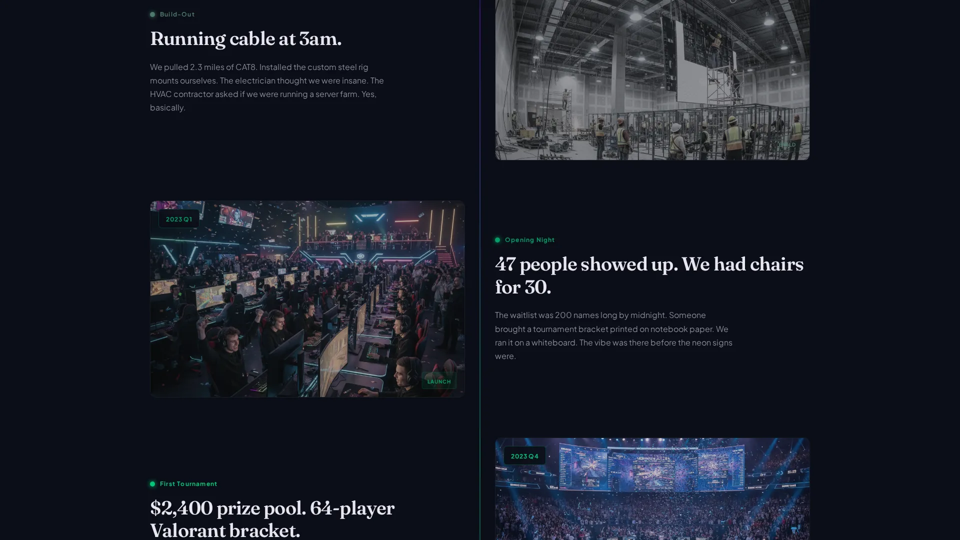 Gaming Lounge Landing Page Template | Futuristic Neon