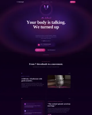 Podcast & Radio Show Reviews Website Template