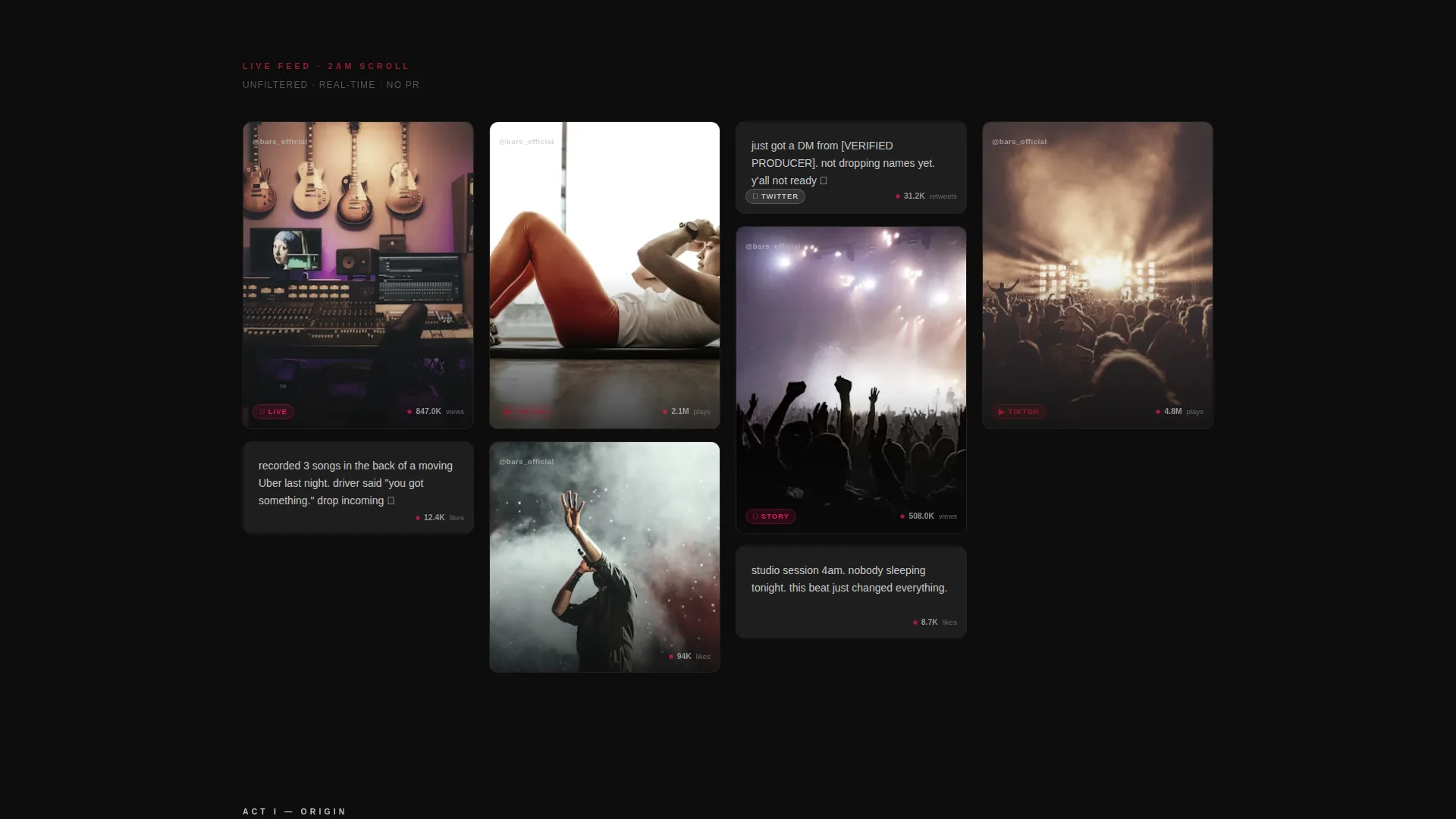 Hip-Hop Artist Waitlist Landing Page Template