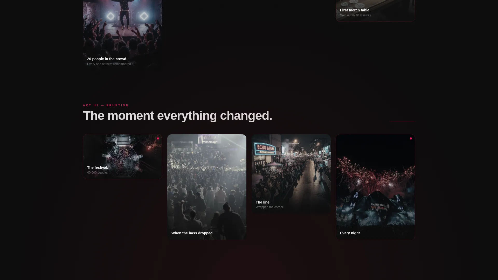 Hip-Hop Artist Waitlist Landing Page Template