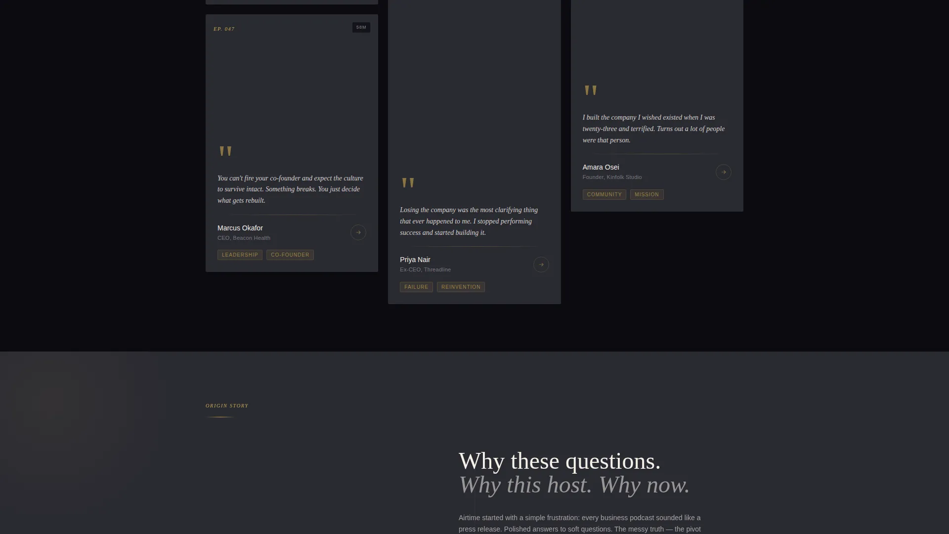 Editorial Talk Podcast Landing Page Template
