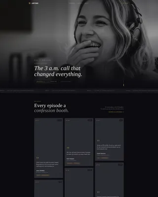Editorial Talk Podcast Landing Page Template