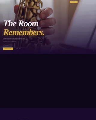 Musician & Band Booking Website Template