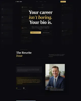 Magnetic LinkedIn Bio Landing Page Template