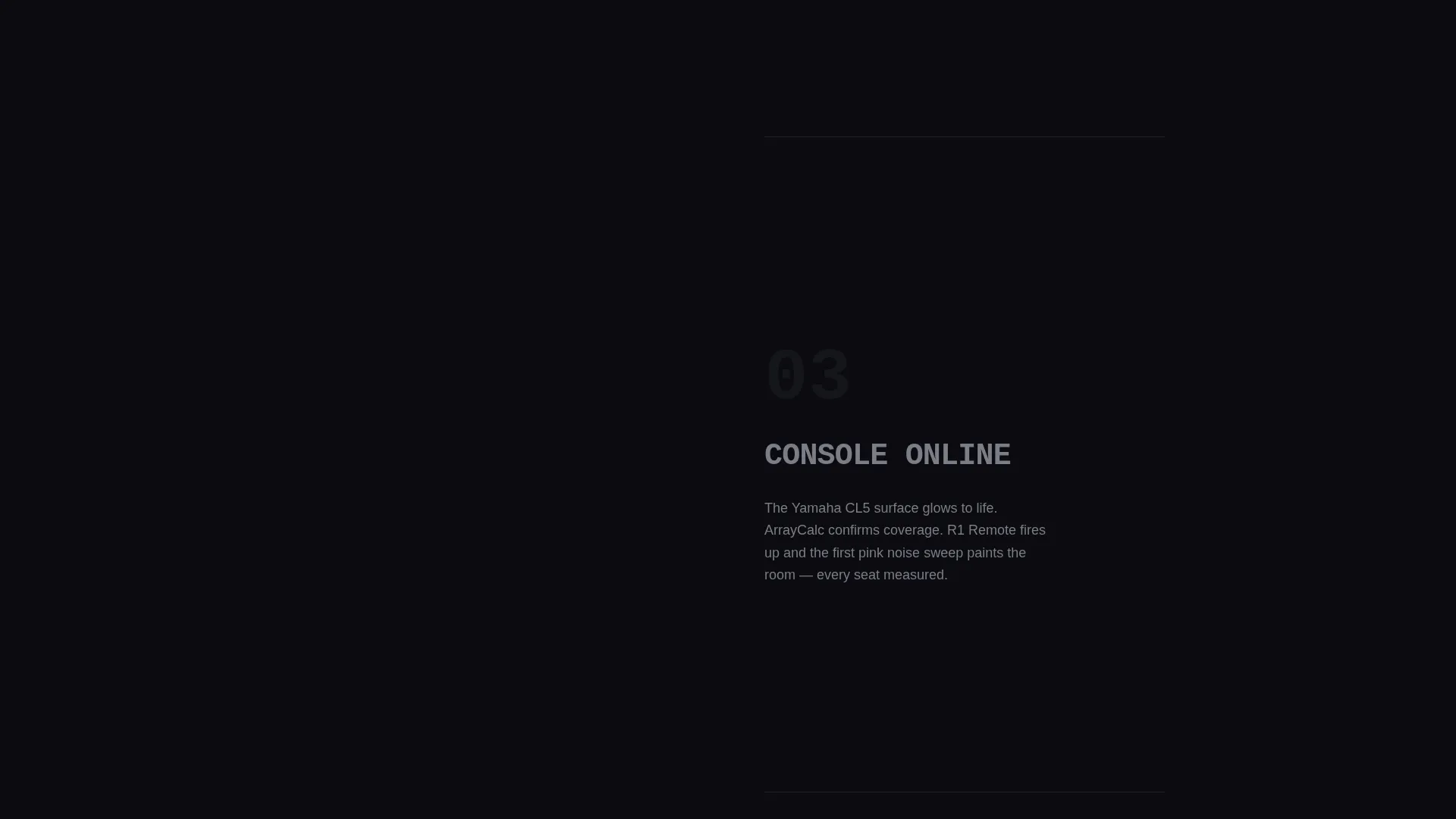 Sound & Audio Production Booking Website Template