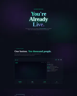 Streaming & OTT Platform Professional Website Template