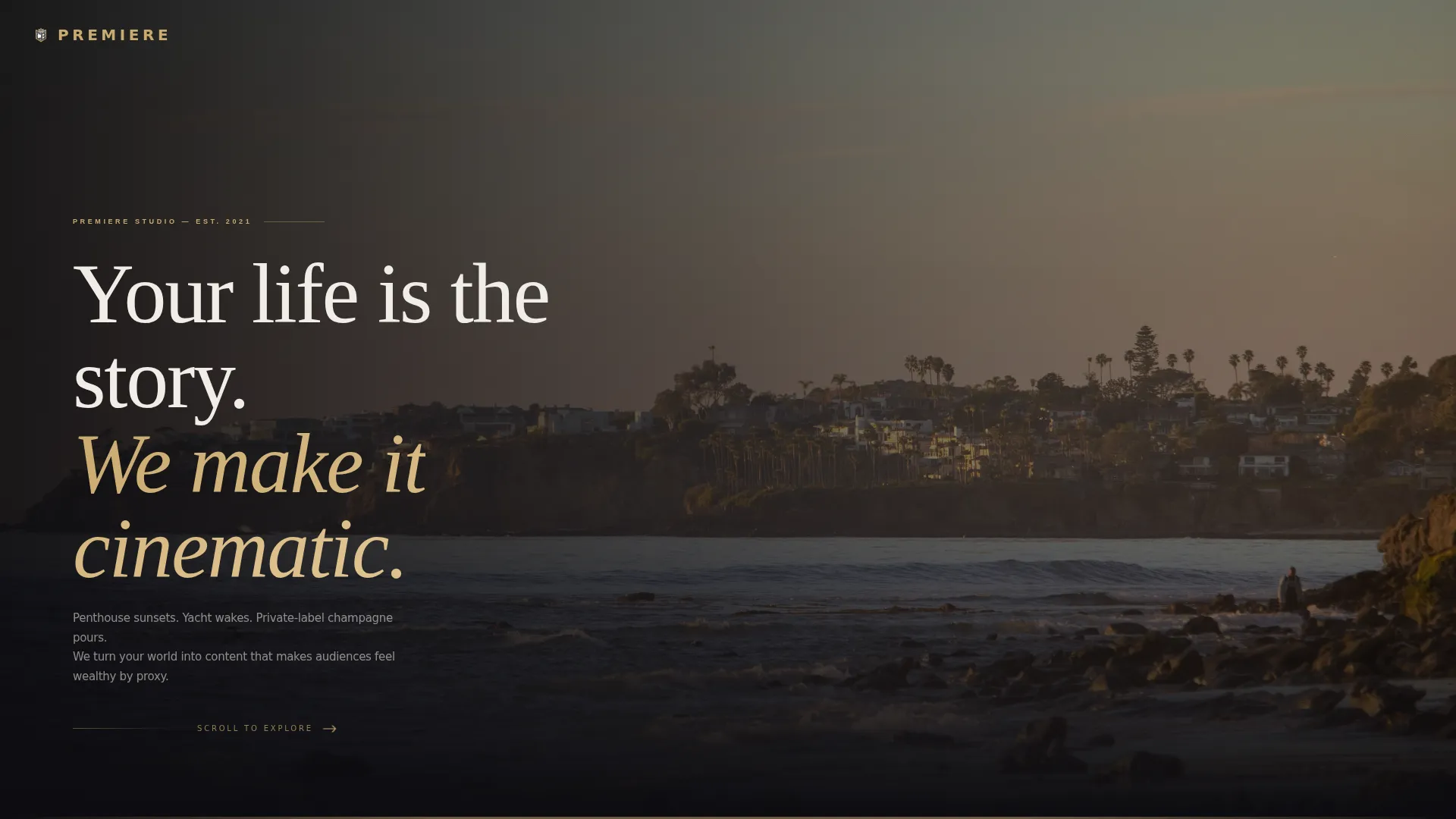 Content Creator Advanced Professional Website Template