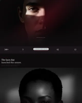 Model Management Agency Landing Page Template