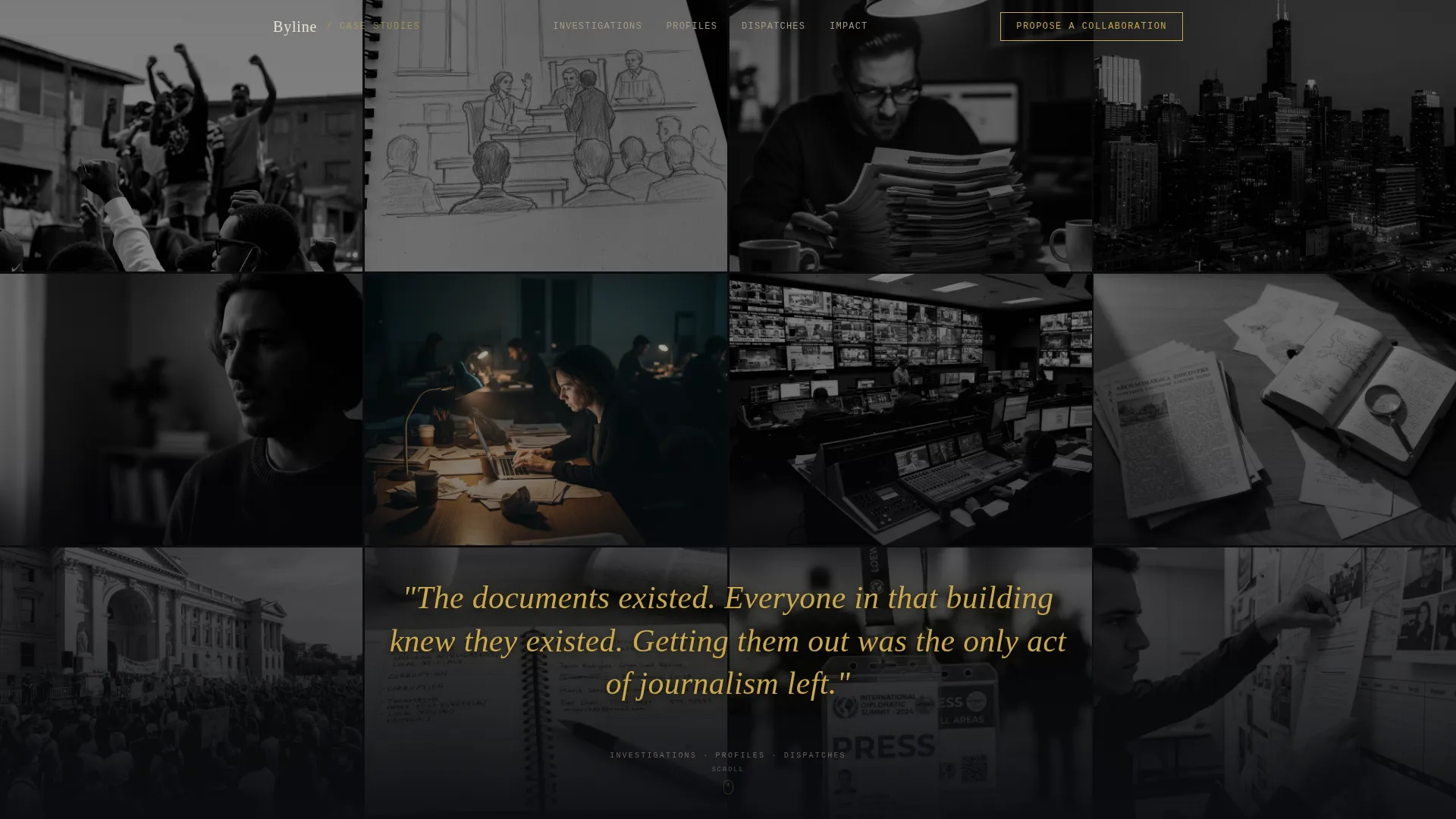 Journalist Portfolio Portfolio Website Template