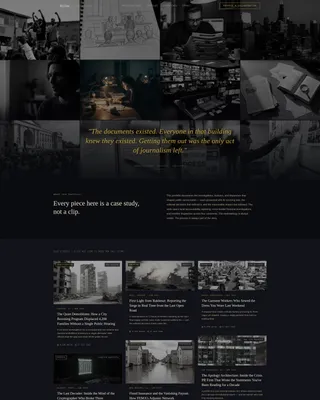 Journalist Portfolio Portfolio Website Template