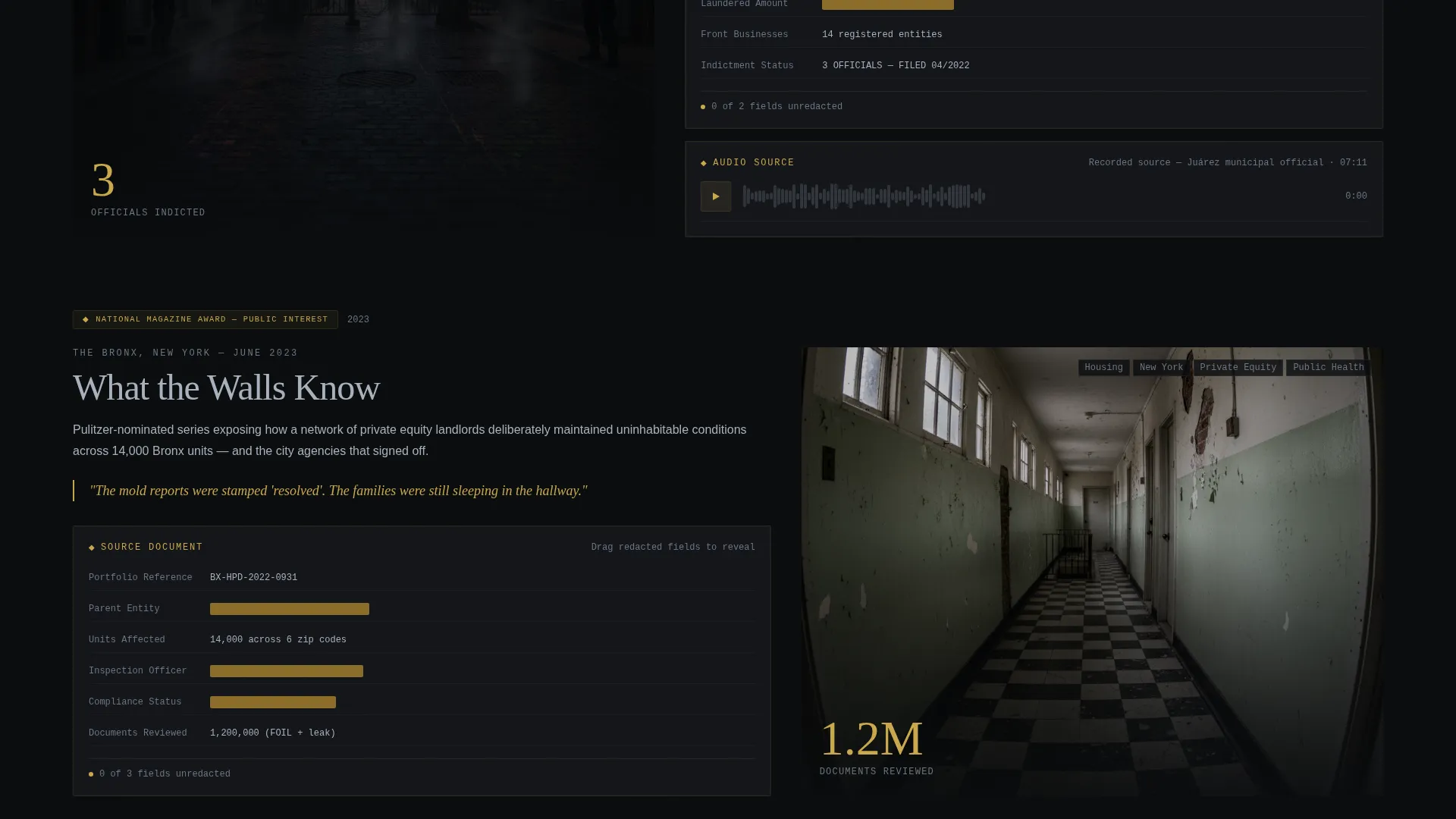 Journalist Portfolio Blog Website Template