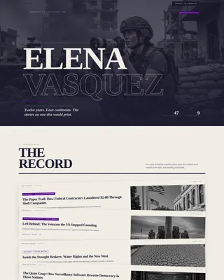 Modern Minimalist Landing Page Template