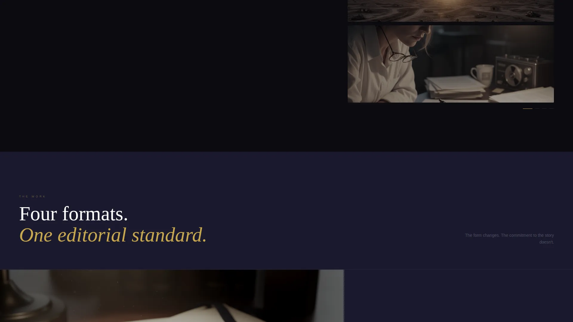 Journalist Personal Brand Landing Page Template