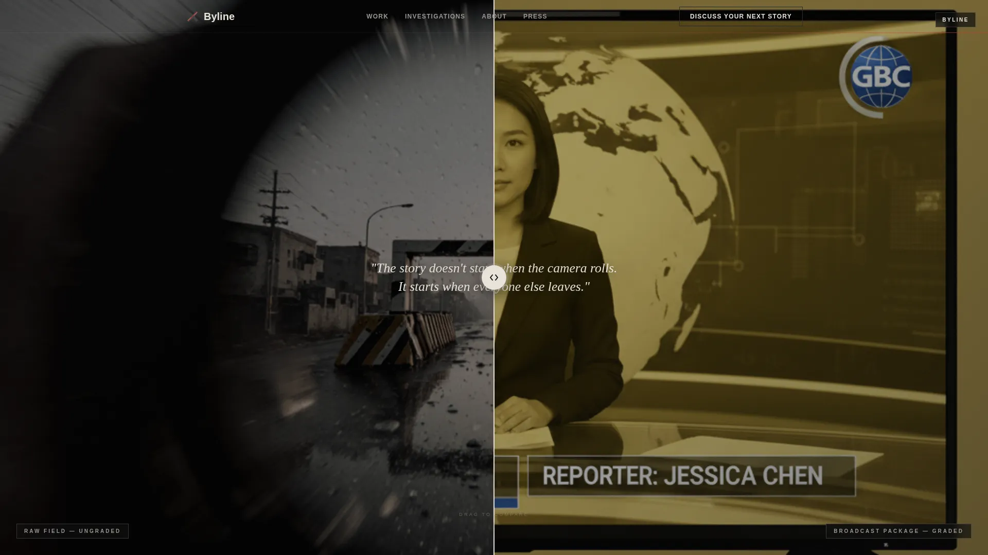 Journalist Portfolio Directory Website Template