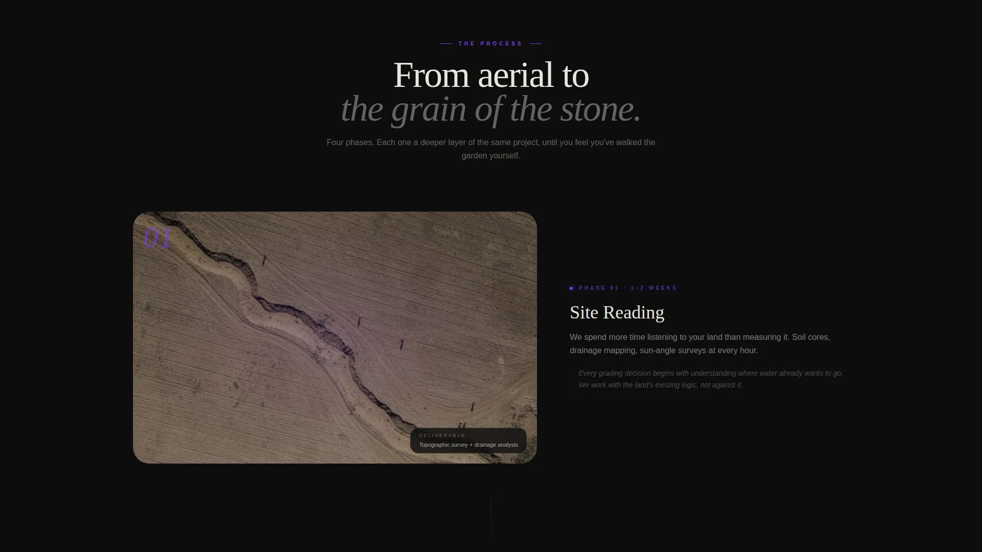 Immersive Landscape Designer Landing Page Template