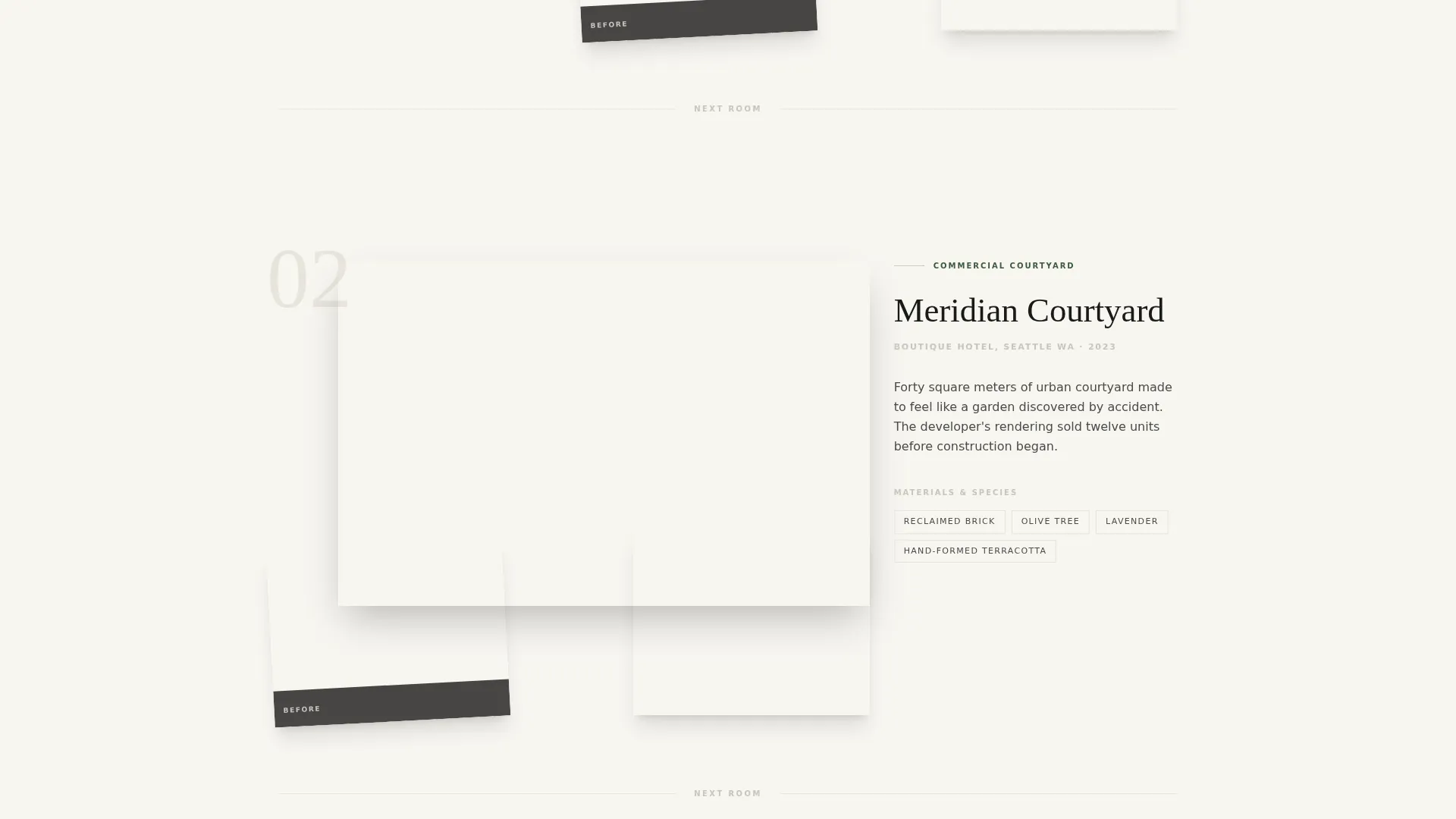 Landscape Designer Portfolio Landing Page Template