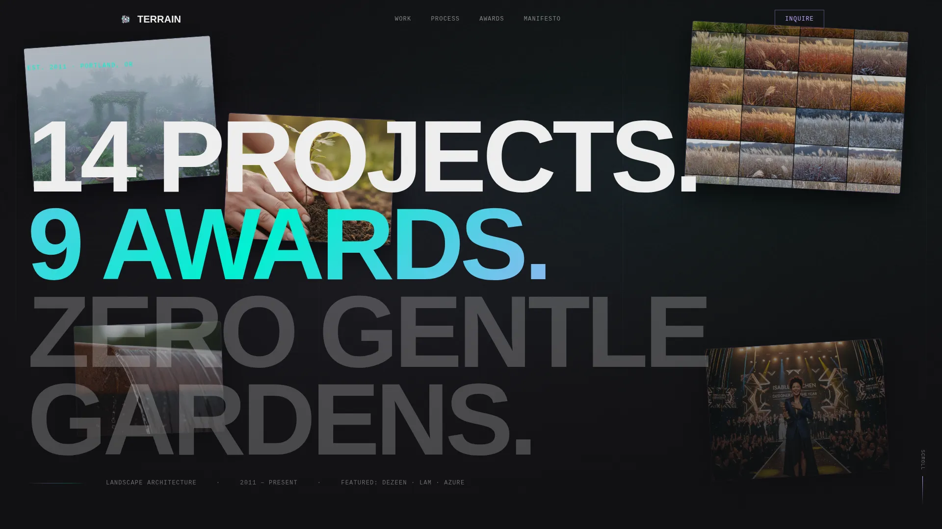 Premium Designer Landing Page Template