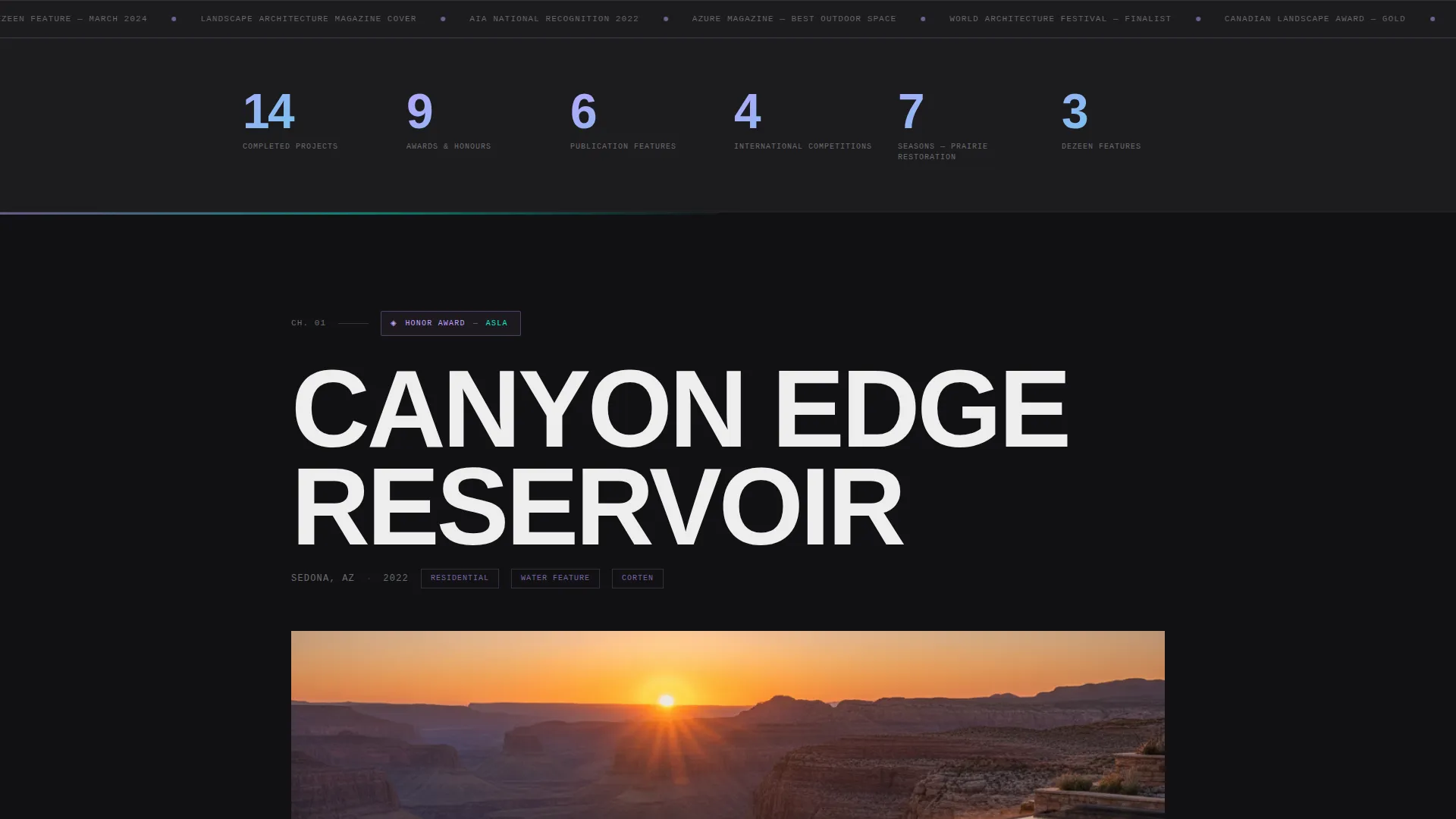Premium Designer Landing Page Template