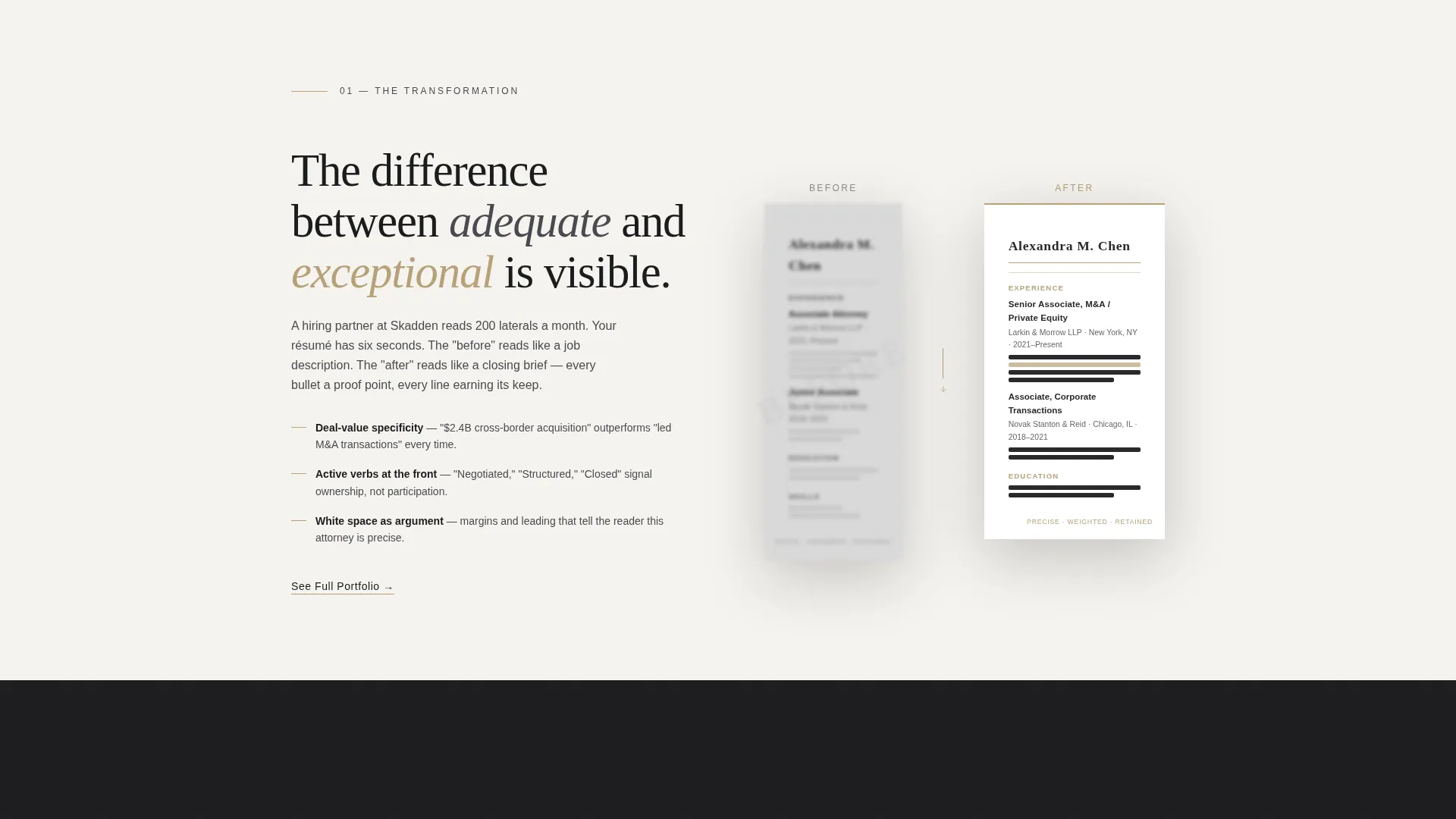 Lawyer Profile Professional Website Template