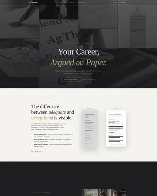 Lawyer Profile Professional Website Template