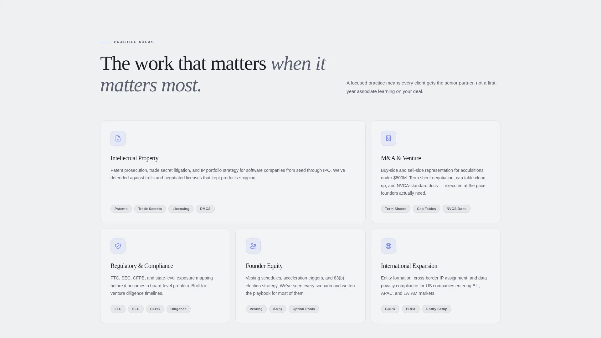 Lawyer Portfolio Landing Page Template