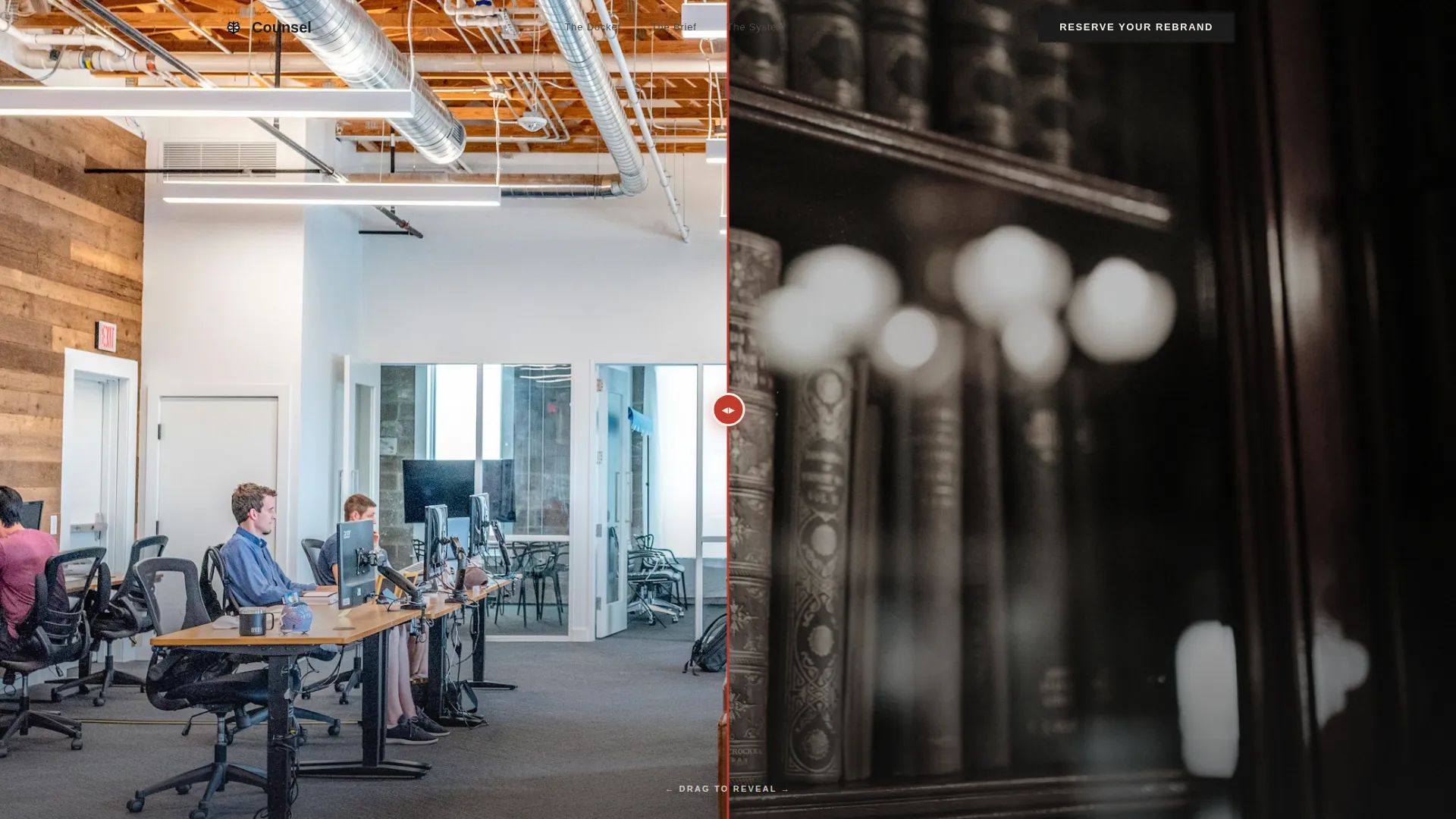 Legal Branding Agency Landing Page Template