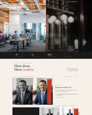 Legal Branding Agency Landing Page Template