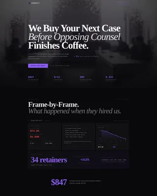 Legal Marketing & Agency Pre-Launch Website Template