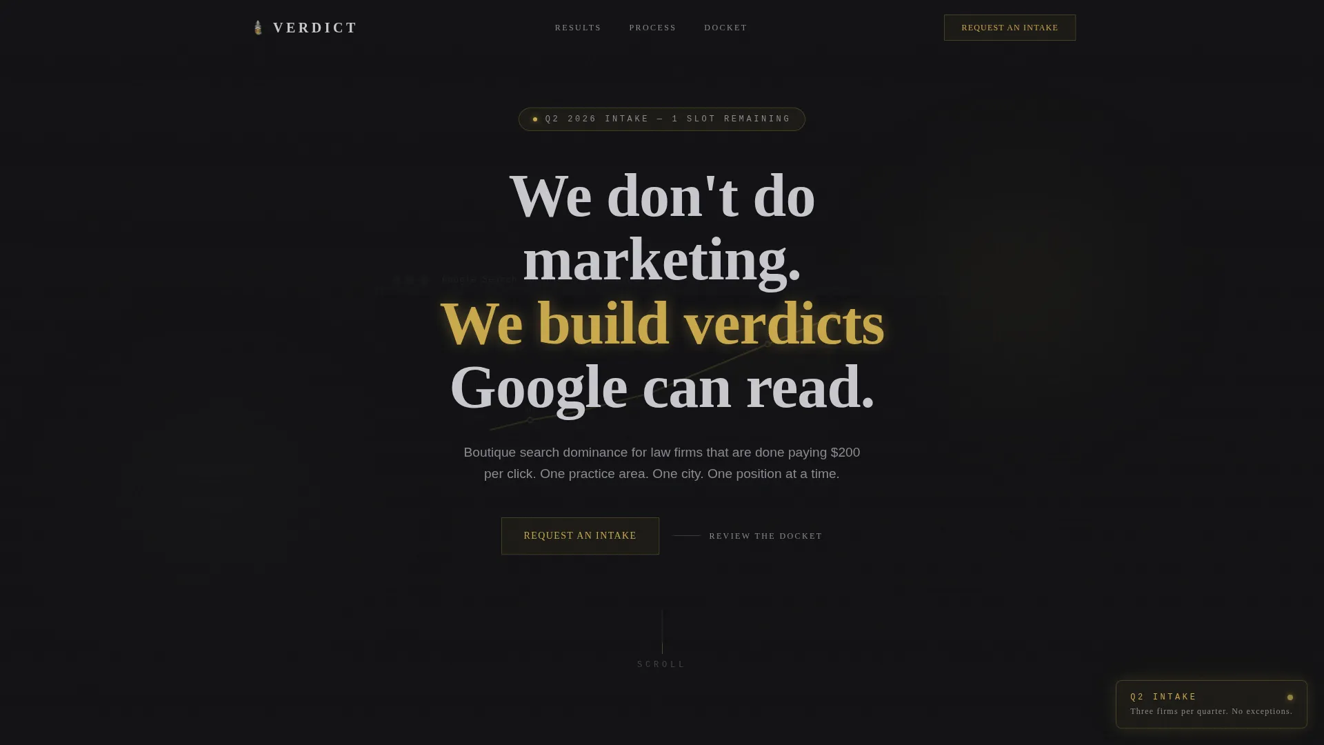 Legal Marketing & Agency Specialist Pre-Launch Website Template