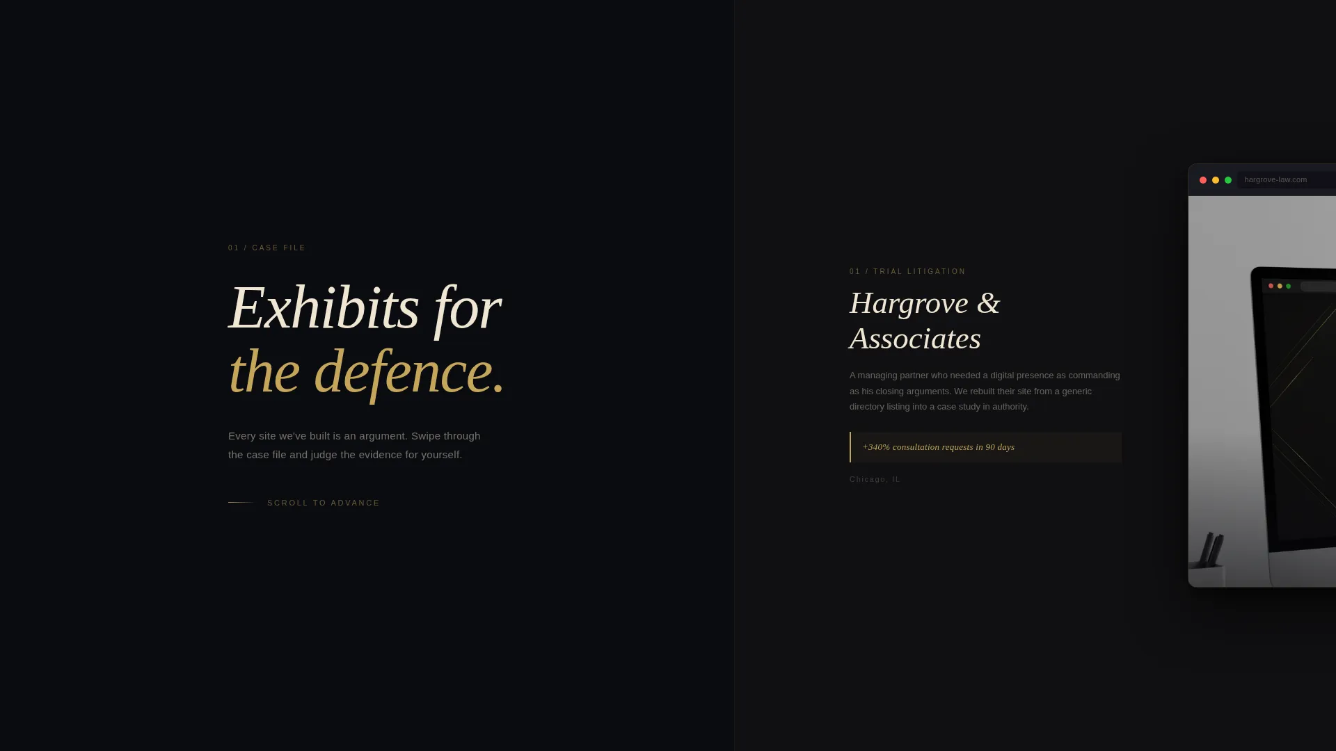 Legal Web Design Agency Landing Page Template