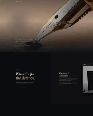 Legal Web Design Agency Landing Page Template