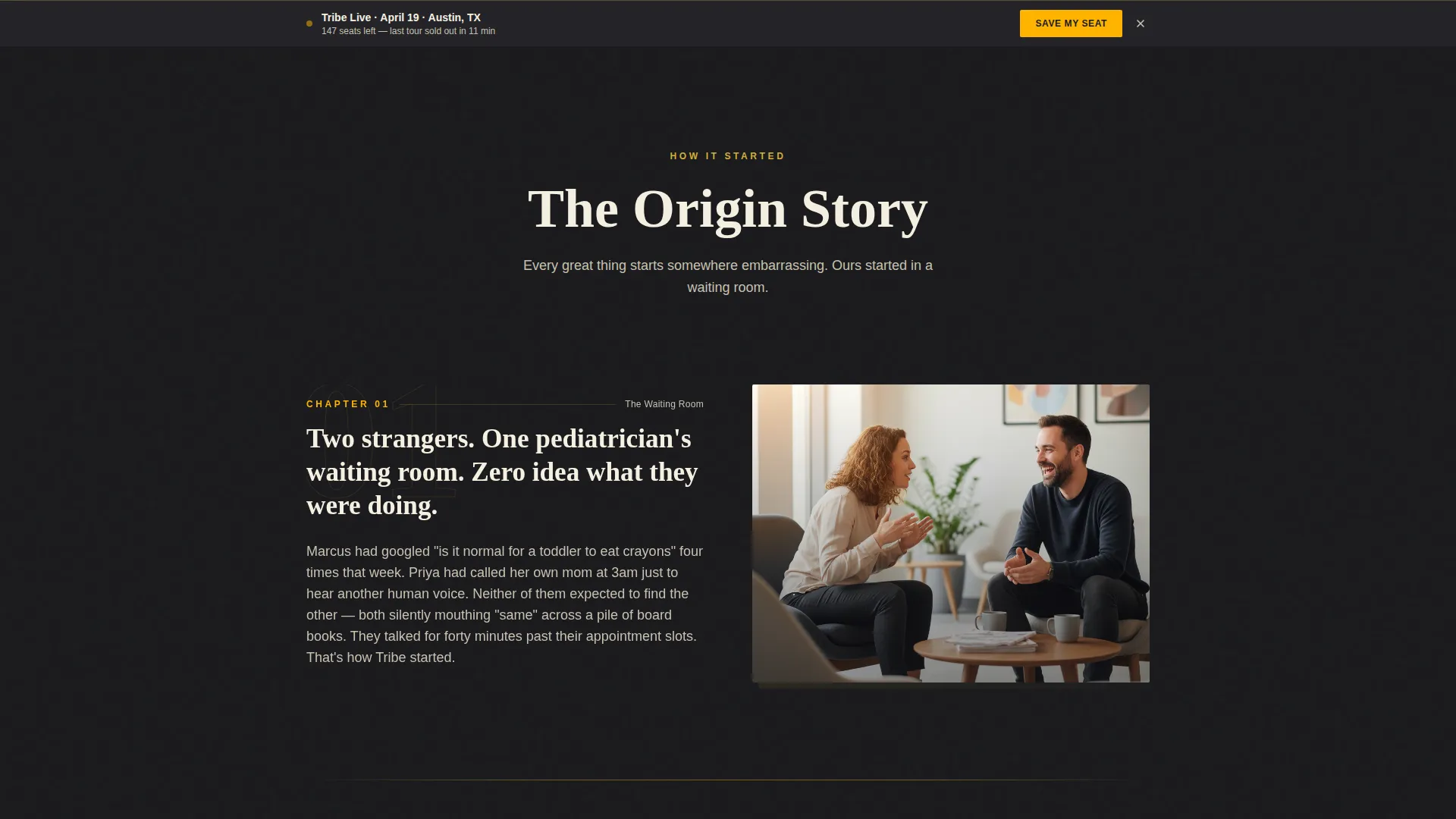 Parenting Podcast Event Registration Landing Page