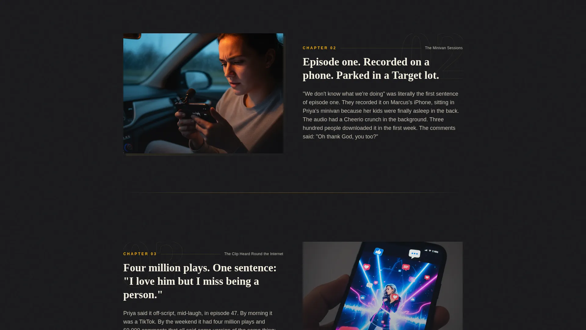 Parenting Podcast Event Registration Landing Page