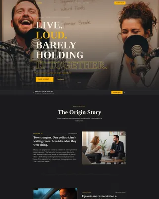 Parenting Podcast Event Registration Landing Page