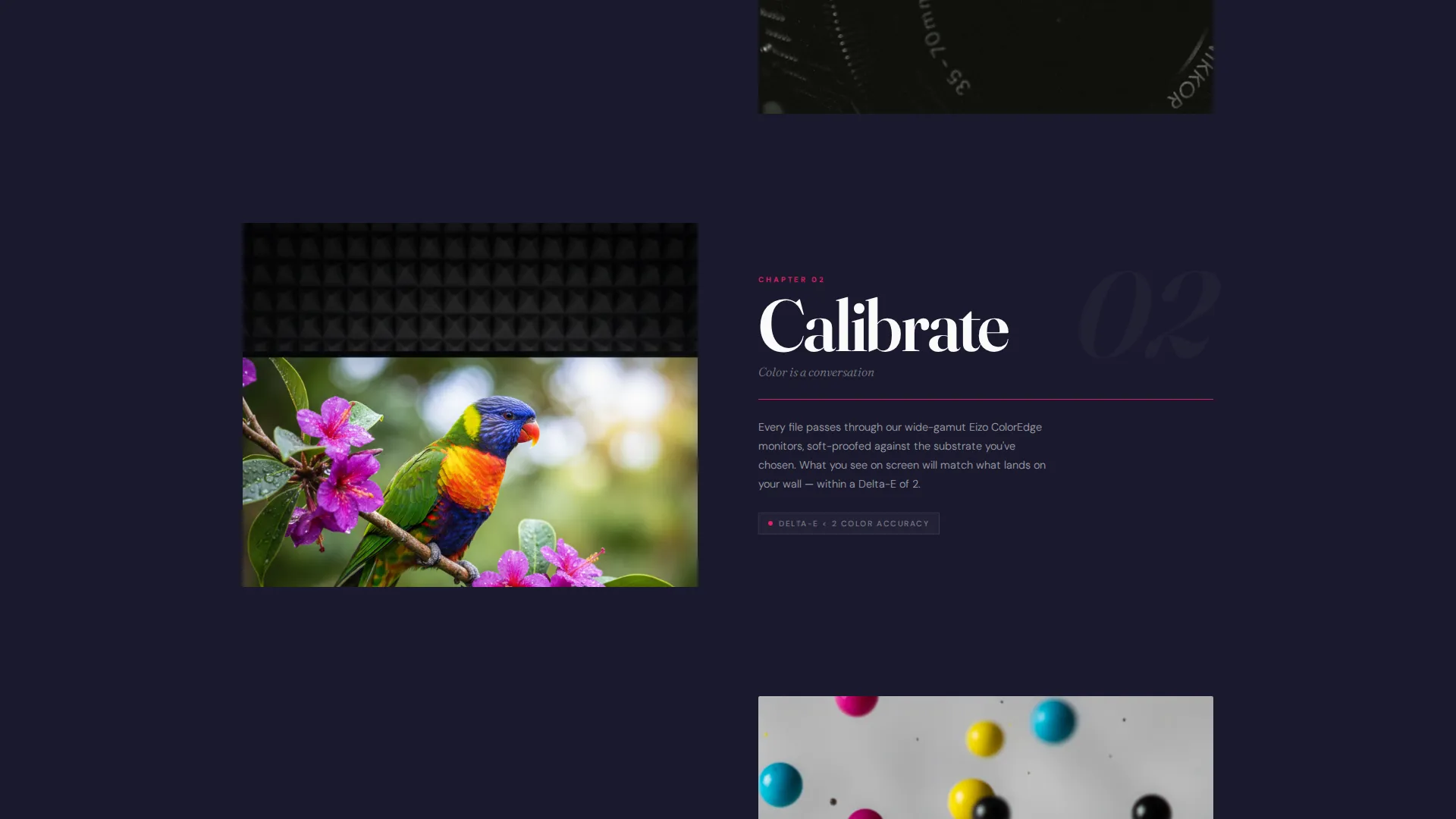 Photo Printing Studio Landing Page Template