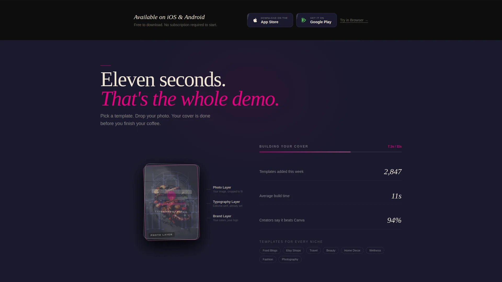 Viral Social Media Sharing Landing Page Template