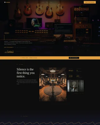 Highconverting Studio Landing Page Template