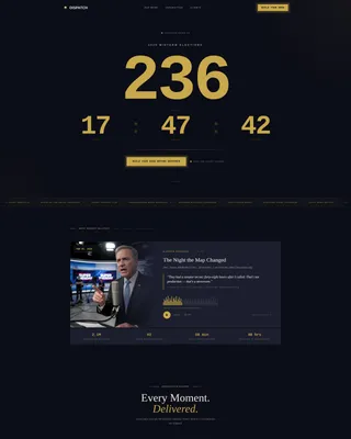 Political Podcast Production Landing Page Template