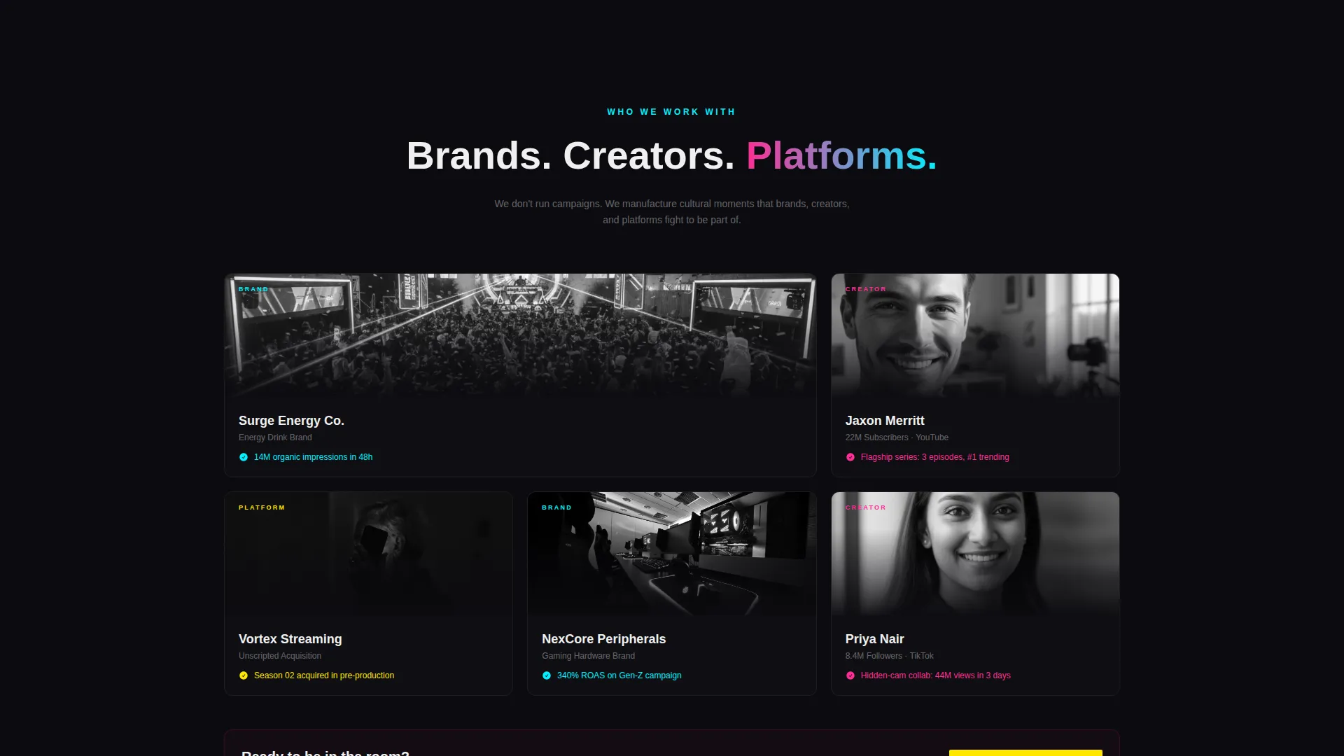 Viral Challenge Production Landing Page Template