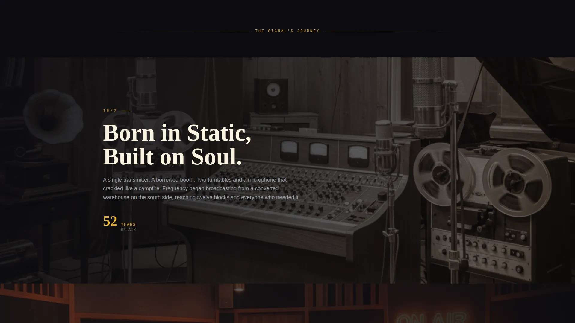 Radio Station Event Landing Page Template