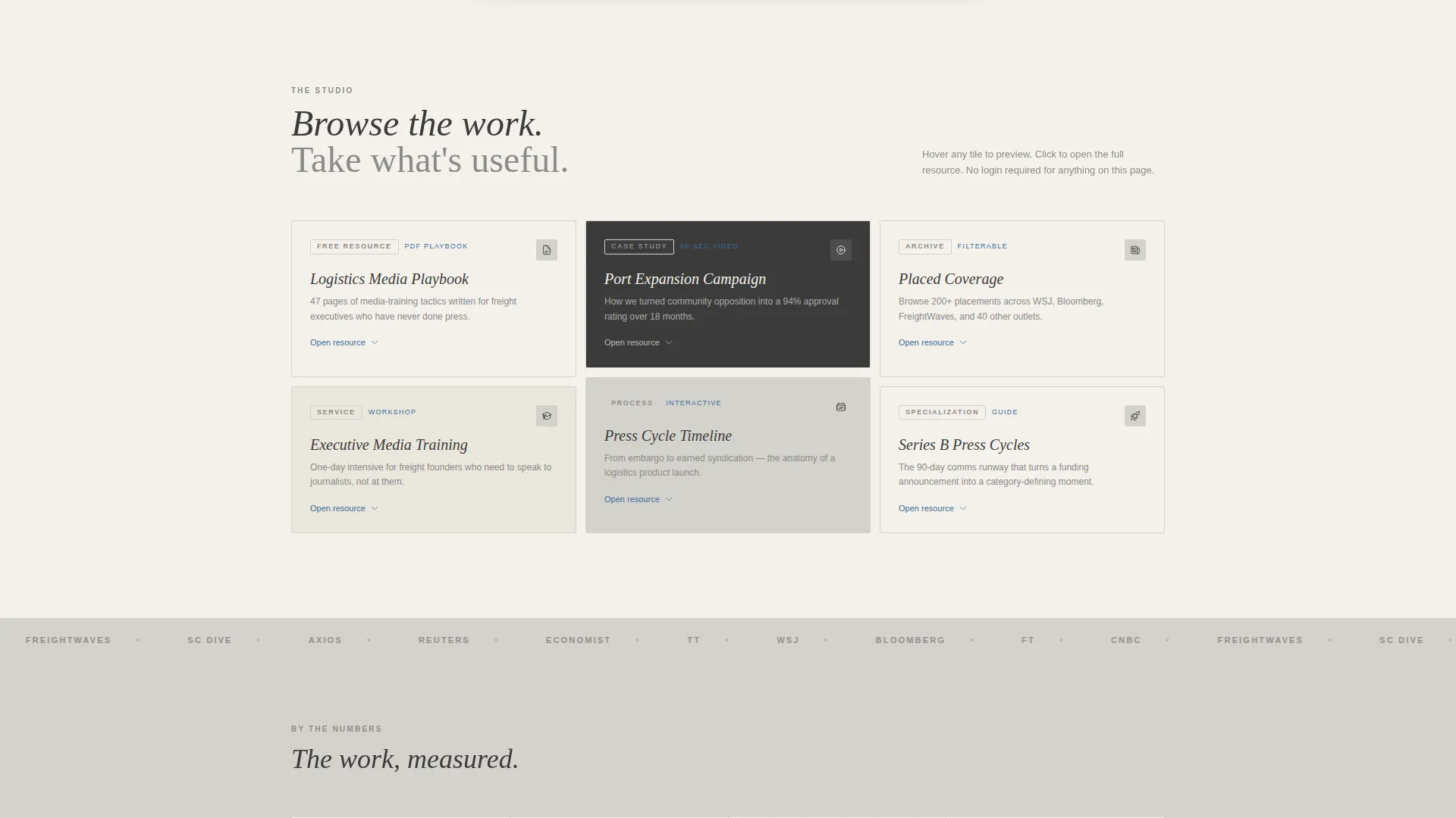 Logistics Marketing & Agency Portfolio Website Template