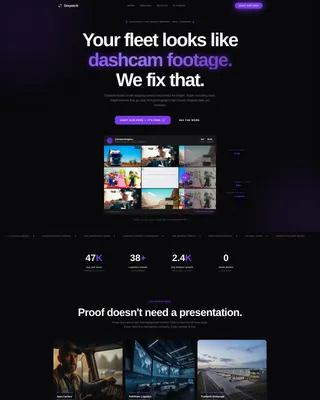 Logistics Social Media Agency Landing Page Template
